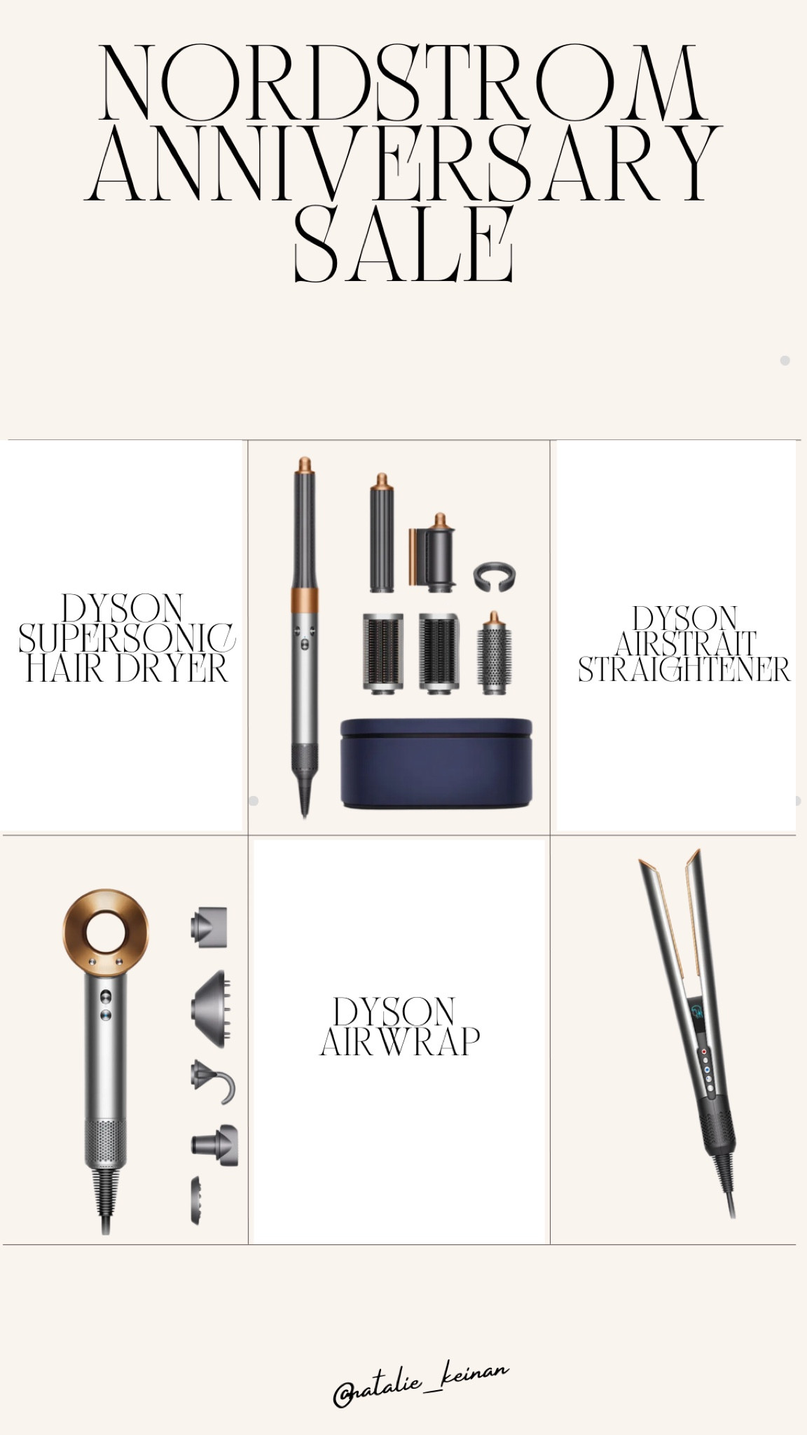 Dyson hair tools on major sale for the Nordstrom Anniversary sale!! 💛

#LTKBeauty #LTKSummerSales #LTKxNSale