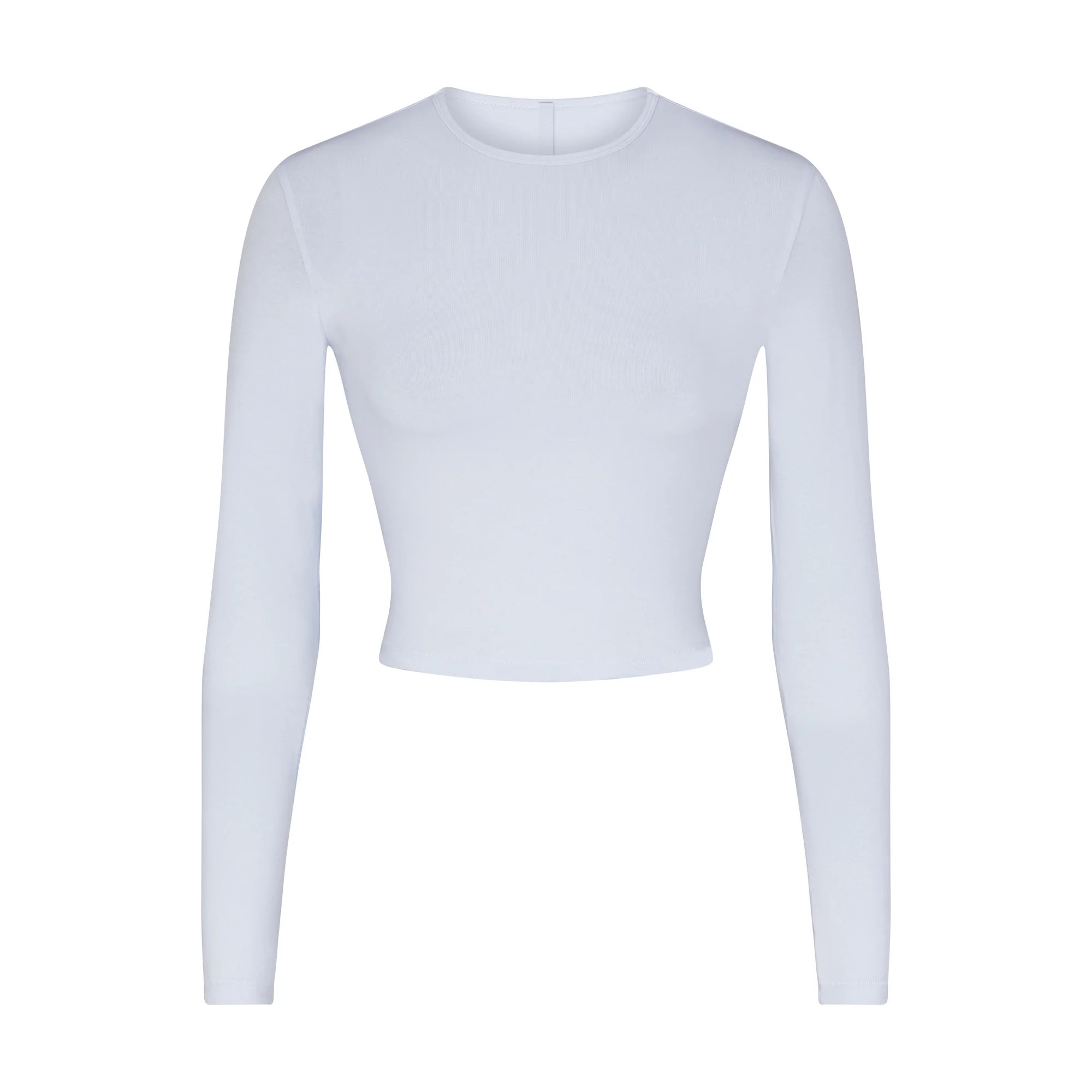 CROPPED LONG SLEEVE T-SHIRT | SKIMS (US)