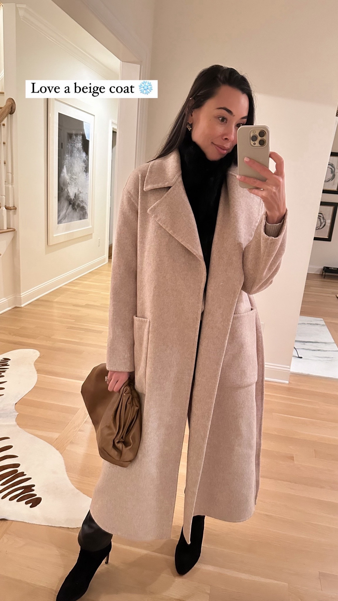 Coat is Michael Kors, similar below. Wool coat, winter outfit. 

#LTKootd #LTKSeasonal