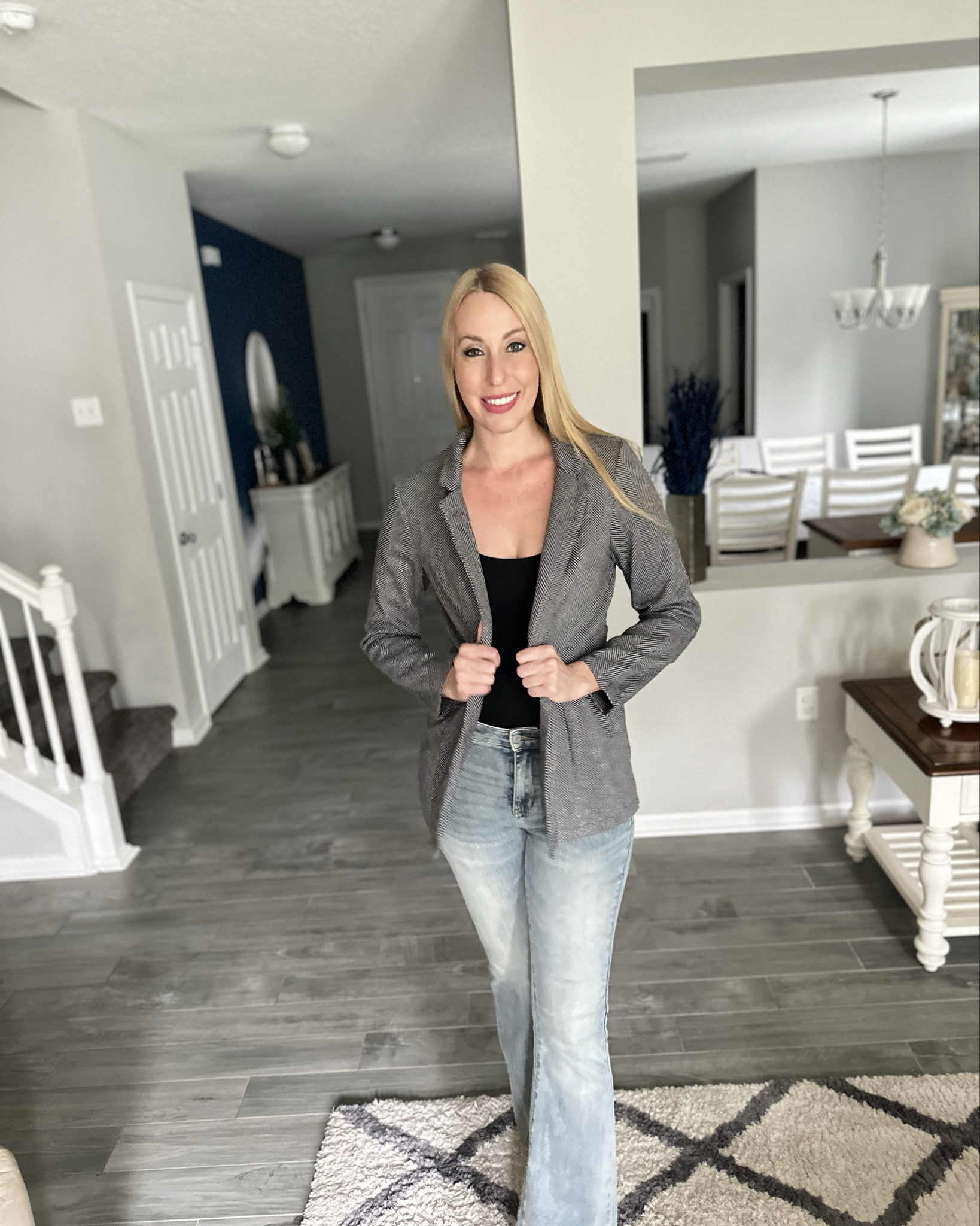 Fall Work Blazer 
🤍 looks great paired with jeans or trousers
🤍 wearing size small 

#LTKWorkwear #LTKStyleTip #LTKFindsUnder50