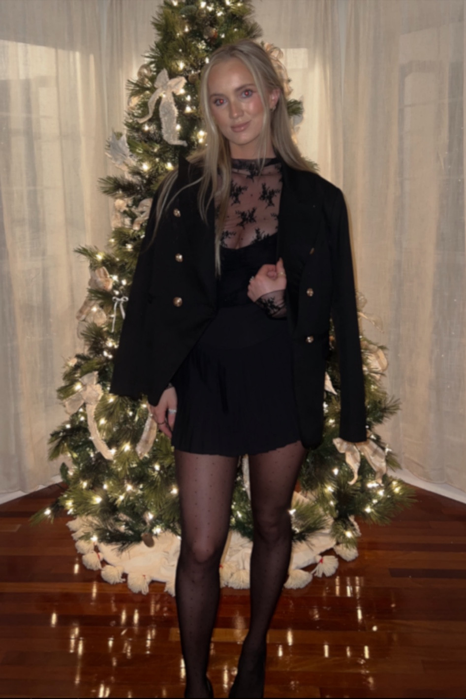 All black holiday outfit 

#LTKSeasonal #LTKHoliday #LTKfindsunder100