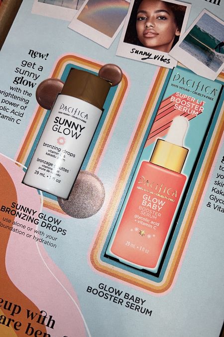 New clean beauty products from Pacifica beauty. Sunny glow bronzing drops and glow baby booster serum. 

#LTKsalealert #LTKMostLoved #LTKbeauty