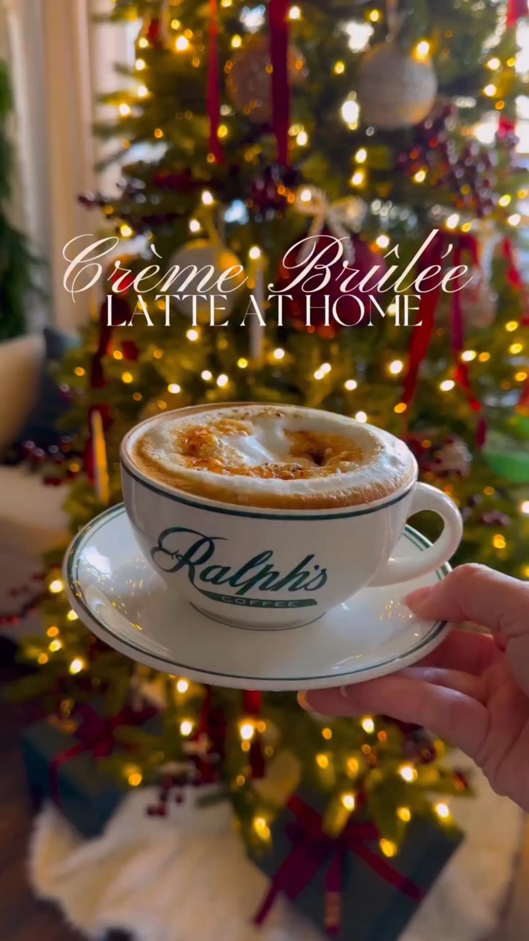 Officially obsessed with this caramel crème brûlée latte. Sharing my recipe below 👇 

What you’ll need:
- 2 shots of espresso (or strong brewed coffee)
- 8 oz milk of choice
- 1 tbsp caramel sauce (optional) 
- 1 tsp caramel syrup
- 1–2 tbsp sugar (for topping)

How to make it:

1. Brew your espresso and pour it into your mug.
2. To your frother, add caramel sauce, syrup and milk. 
3. Froth your milk mixture until it’s super thick and foamy.
4. Pour the milk and foam over your espresso.
5. Sprinkle sugar generously on top of the foam.
6. Torch it until it turns golden, crackly, and caramelized.

TIP: Make sure you’ve got enough foam — that fluffy top is what gives you that crispy brûléed sugar layer.

#cremebruleelatte #homemadelatte #coffeedrinkrecipe #caramellatte #holidaycoffee #coffeetok #athomecoffee #latteathome #coffeerecipe #coffeestagram

#LTKmorningroutine #LTKHoliday #LTKHome