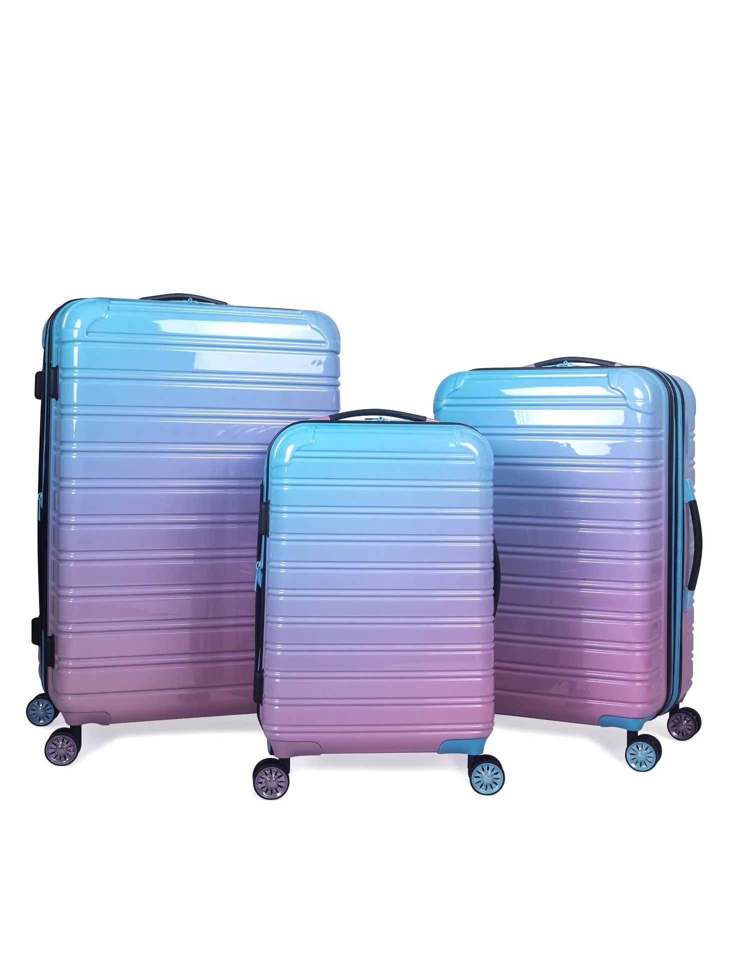 iFLY Hardside Luggage Fibertech 3 Piece Set, 20" Carry-On Luggage, 24" Checked Luggage and 28" Ch... | Walmart (US)