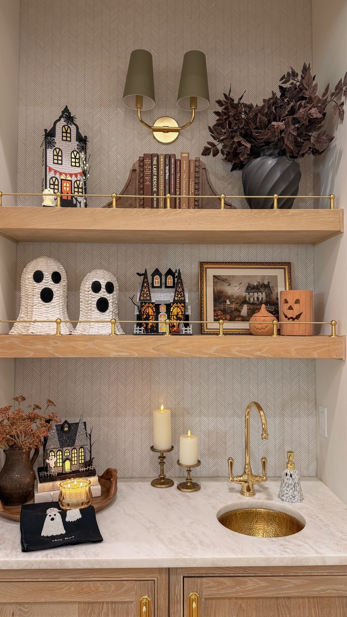 Styling these shelves for Halloween has me so excited for the season!!!! MudPie has the cutest pieces to decorate your home!!! 🎃👻 I have linked these all so you can style your home too!! #MudPiePartner

#LTKSeasonal #LTKHome