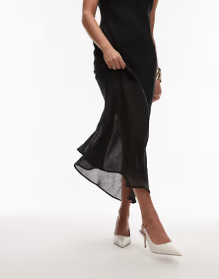 Mango sling back heel in white | ASOS (Global)