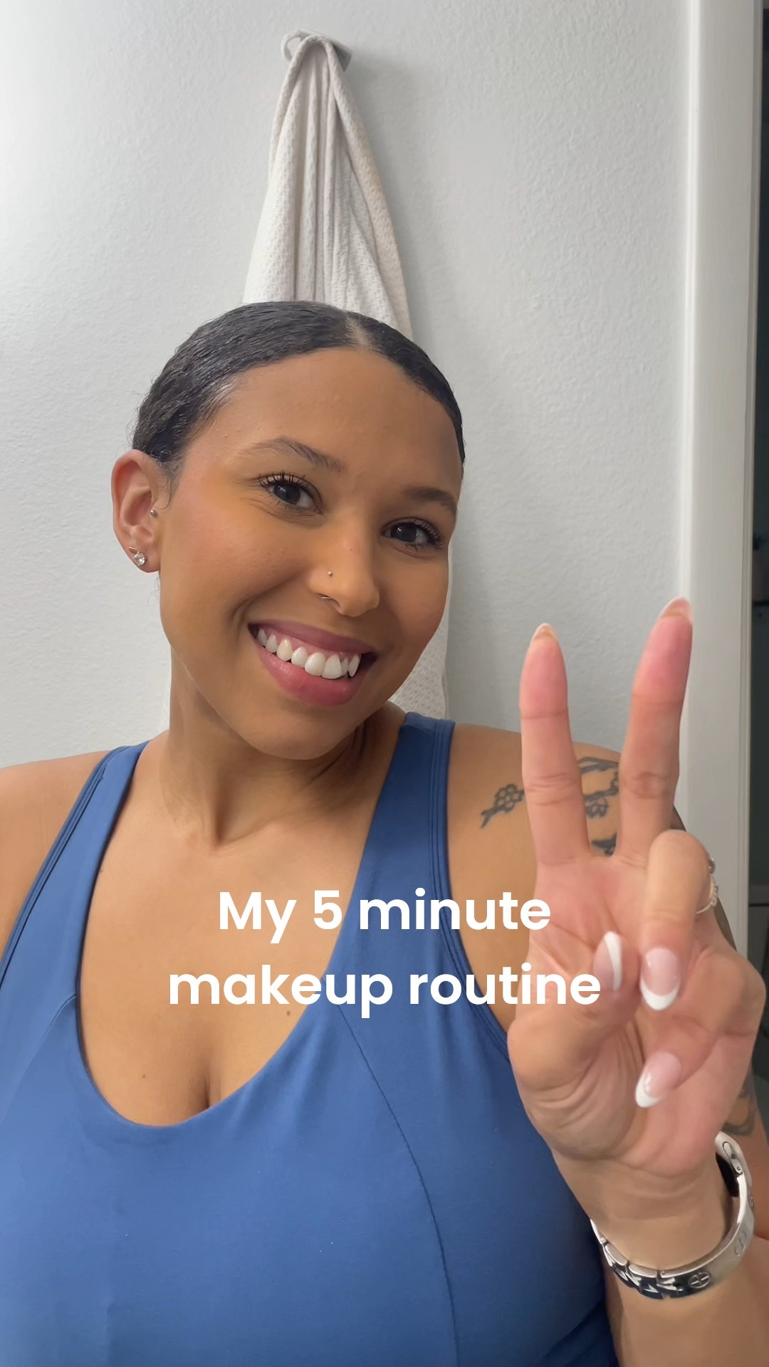 My quick & easy 5 minute makeup routine for busy mornings ✨ 

Perfect for moms, beginners, or anyone who wants a simple everyday makeup look! 

#LTKBeauty