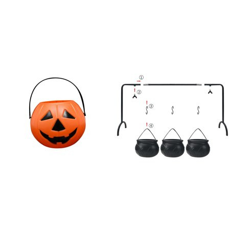 Bestseller Cauldron Cauldron Set Of 3 Mini Cauldron On Rack Black Cauldron Candy Bowl Bucket For Party *2PCS | Walmart (US)