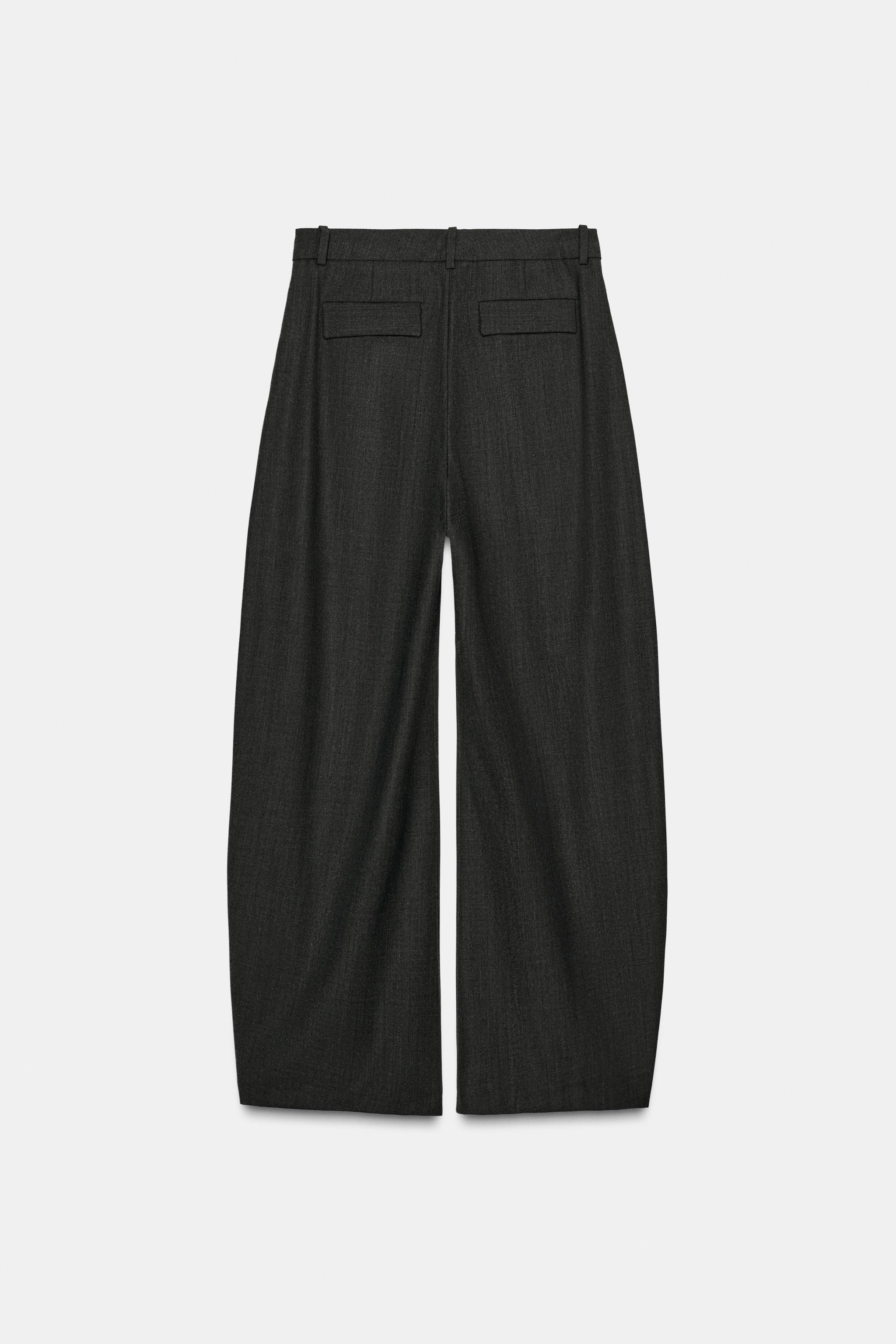 WOOL BALLOON PANTS ZW COLLECTION | Zara US