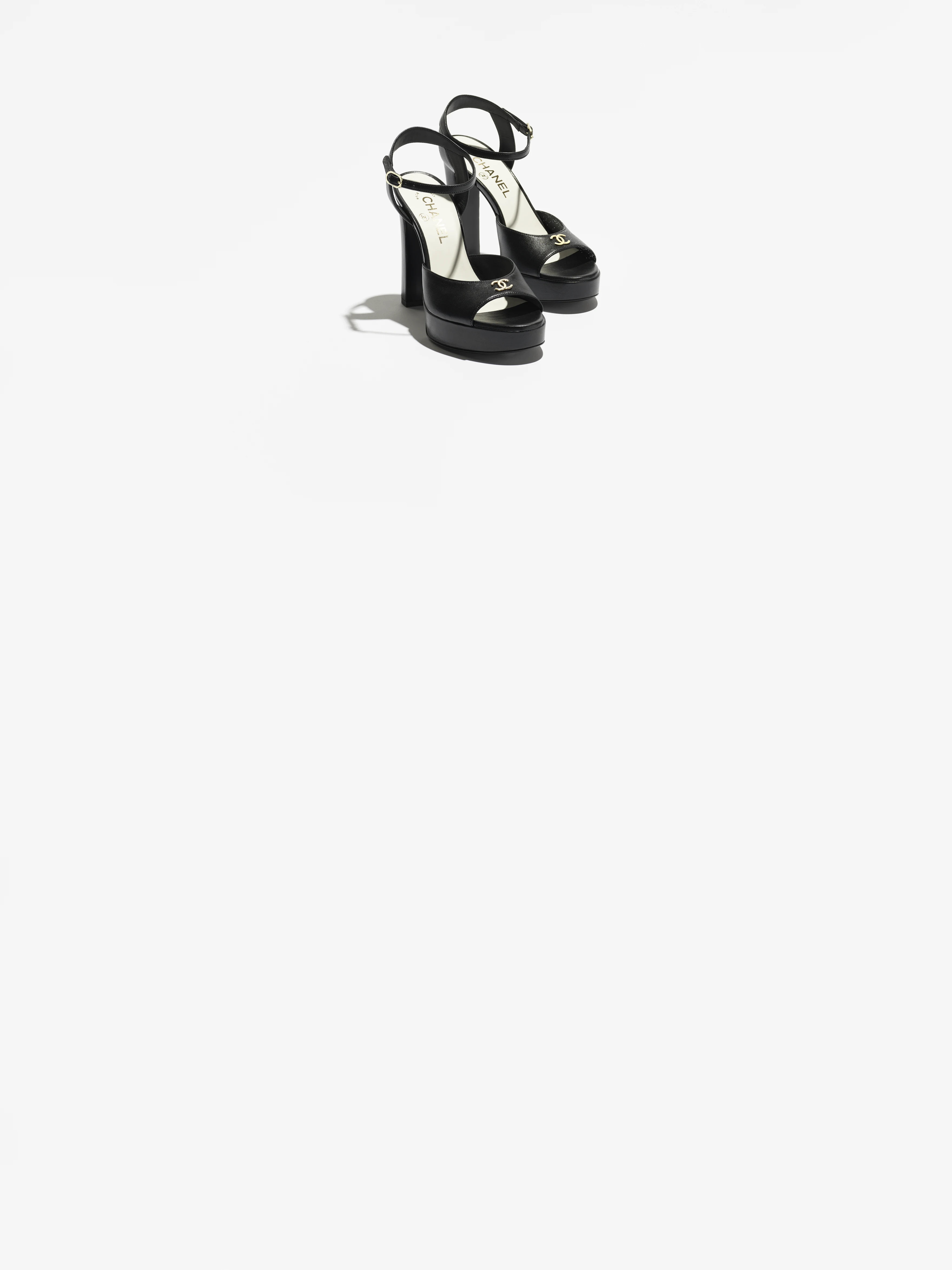 Sandals - Lambskin, black — Fashion | CHANEL | Chanel, Inc. (US)