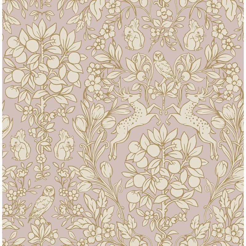 Skye 18' L x 20.5"W Peel and Stick Wallpaper Roll | Wayfair Professional