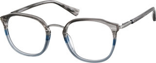 Zenni Geometric Glasses Storm Mixed Full Rim Frame | Zenni Optical (US & CA)