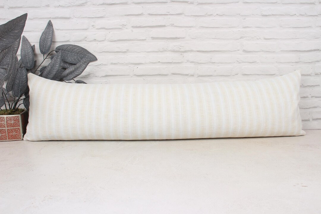 Gift Pillow, Vintage Kilim Pillow, 12x48 Turkish Kilim Pillow, Kilim Pillow Cover, White Pillow, ... | Etsy (US)