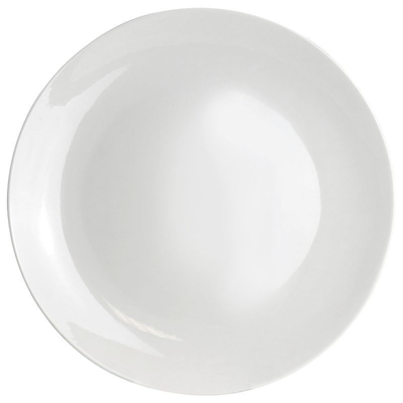 Gibson NxGn Fine Ceramic 12 Piece Double Bowl Dinnerware Set in White | Target