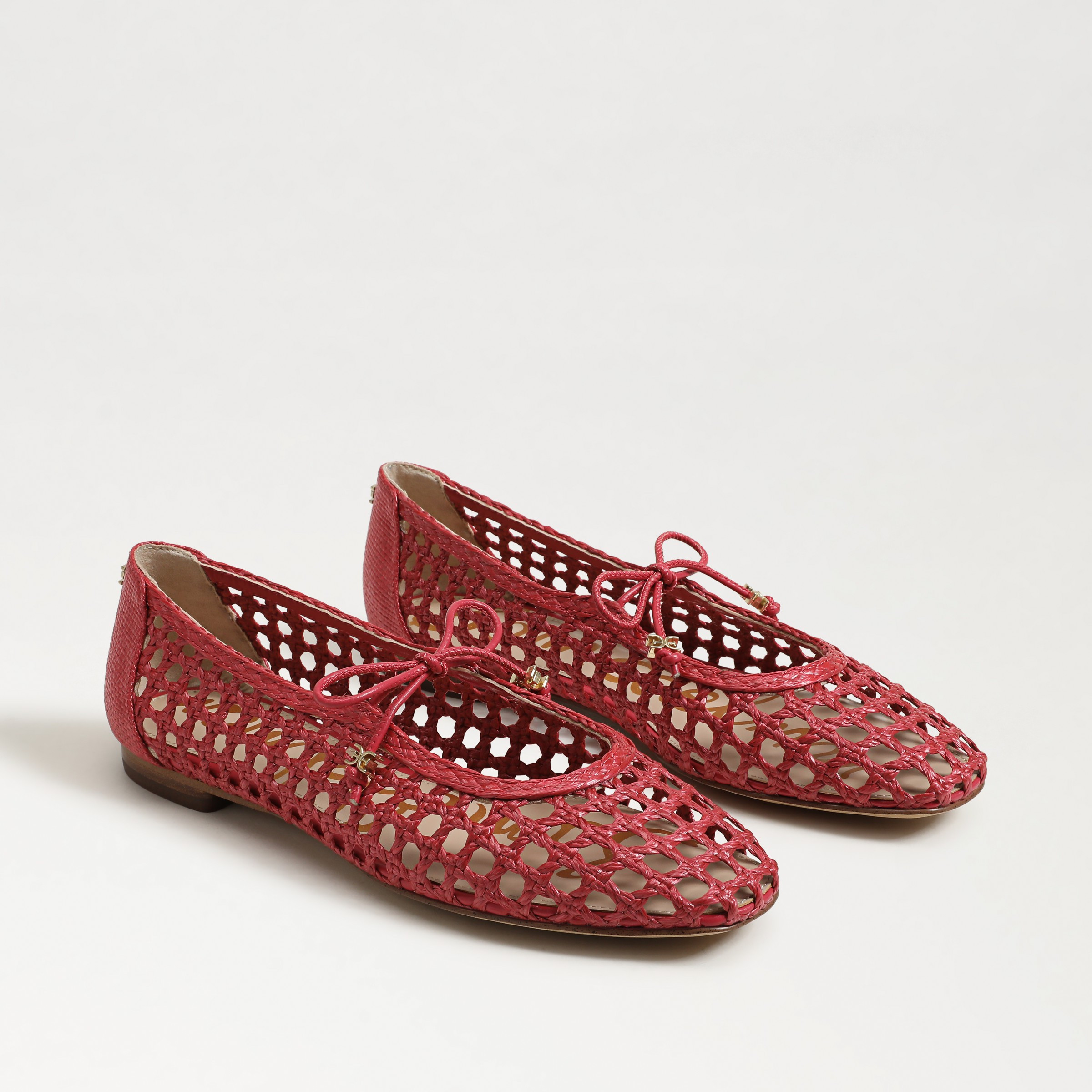 Sam Edelman Marcie Ballet Flat Summer Red Weave | Sam Edelman