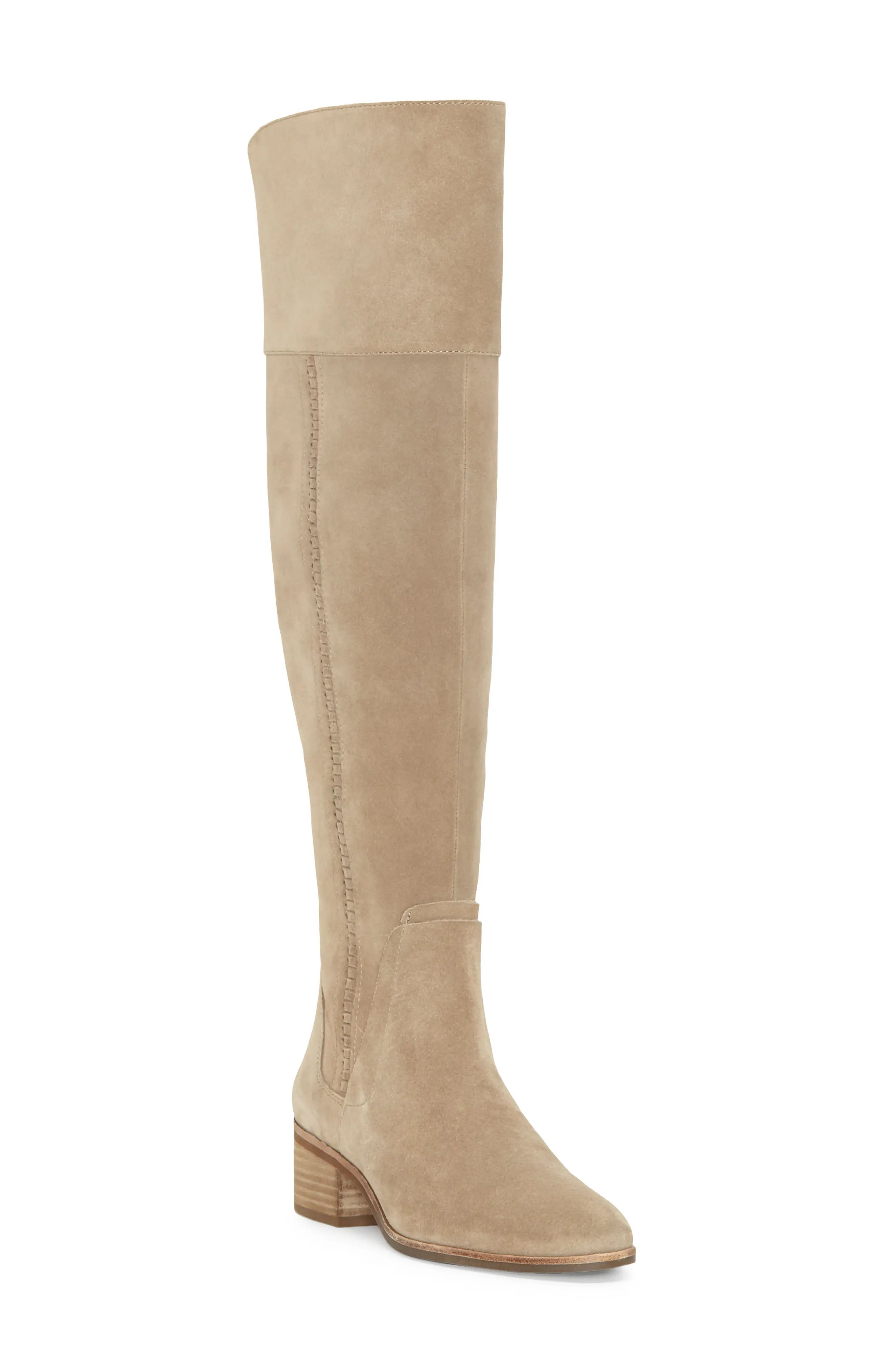 Women's Vince Camuto Kochelda Over The Knee Boot, Size 7 Wide Calf M - Brown | Nordstrom