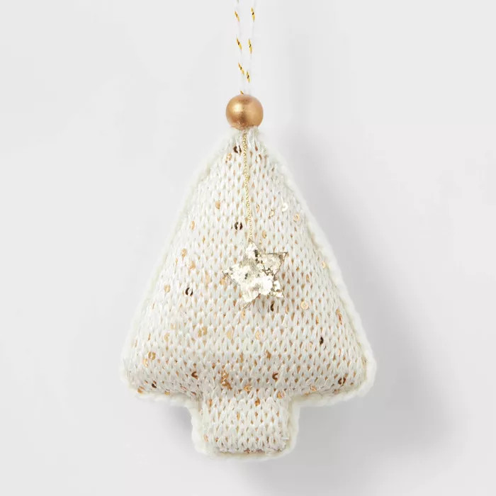 Knit Sequin Tree Christmas Ornament - Wondershop™ | Target