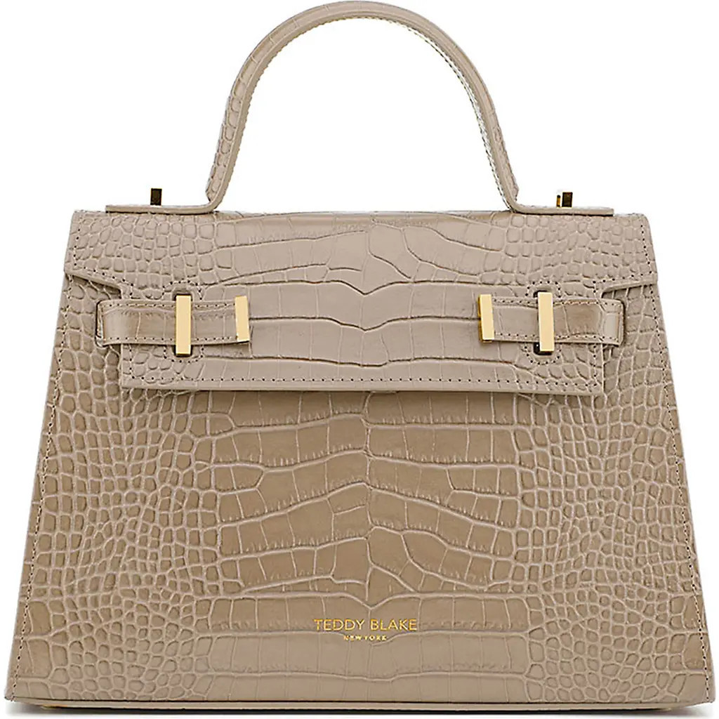 Teddy Blake Ava Croco  11" in Light Beige at Nordstrom | Nordstrom