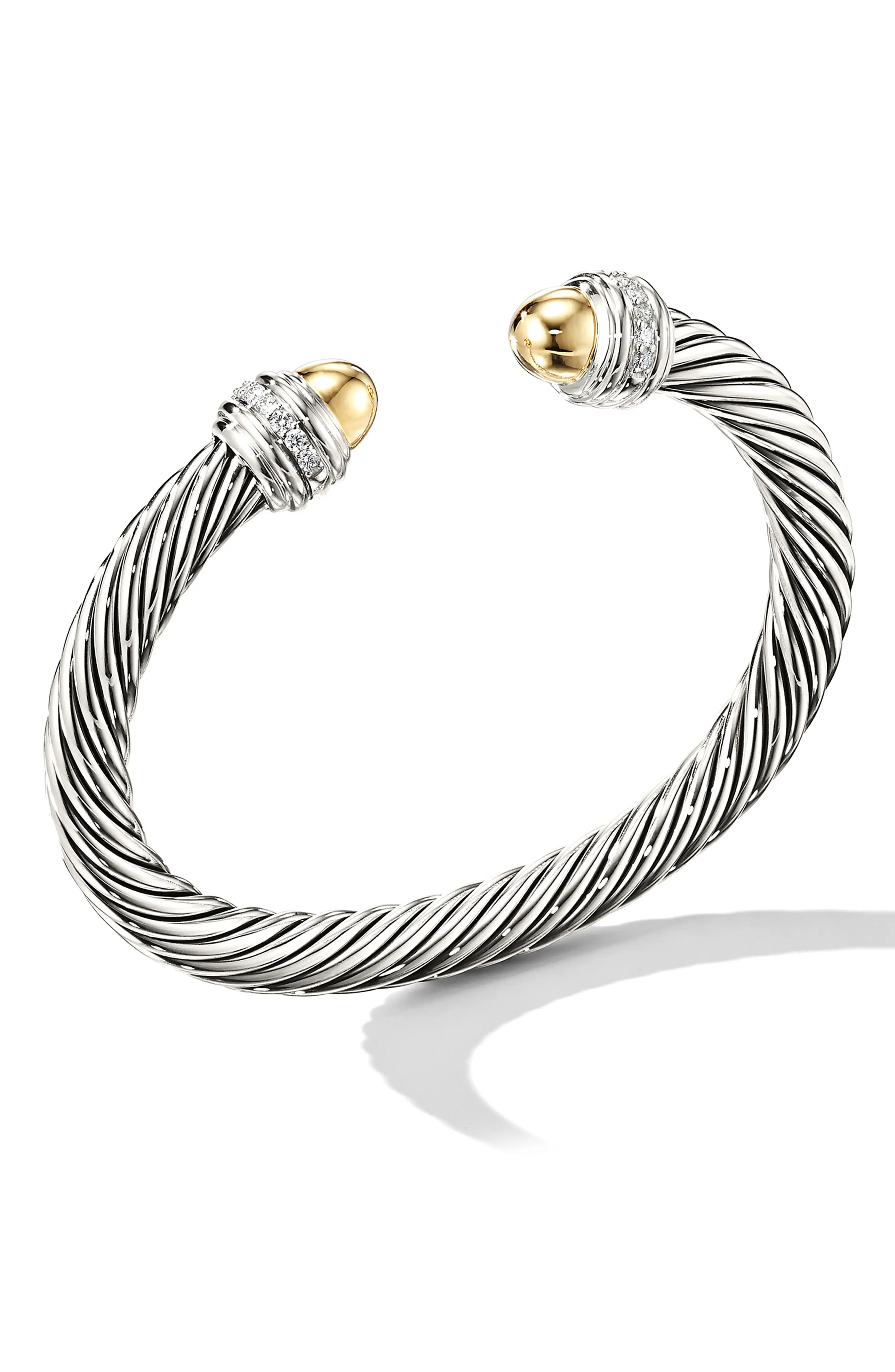 Cable Classics Bracelet with Semiprecious Stones & Diamonds, 7mm | Nordstrom