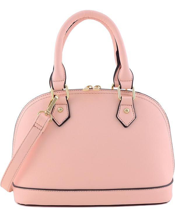 Zip-Around Saffiano Classic Dome Satchel | Amazon (US)