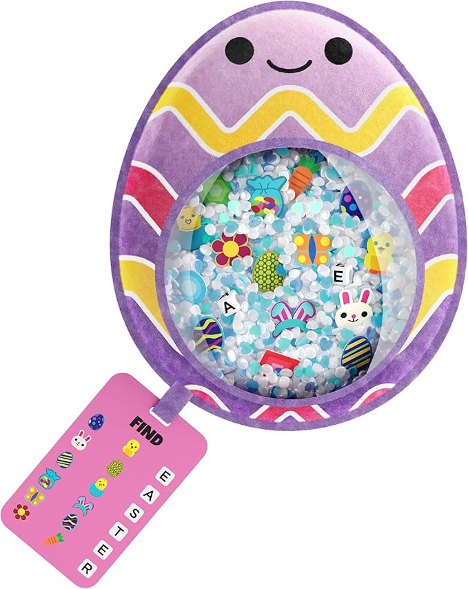 Vango BIZYBOO Easter Egg Busy Bag Scavenger Hunt - Hidden Object Search Sensory Matching Game for... | Amazon (US)