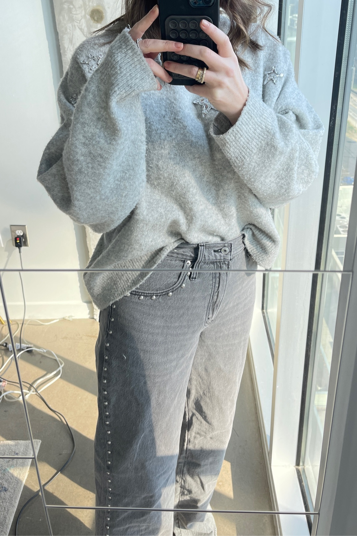 Abercrombie studded jeans 

#LTKTravel #LTKWatchNow #LTKStyleTip