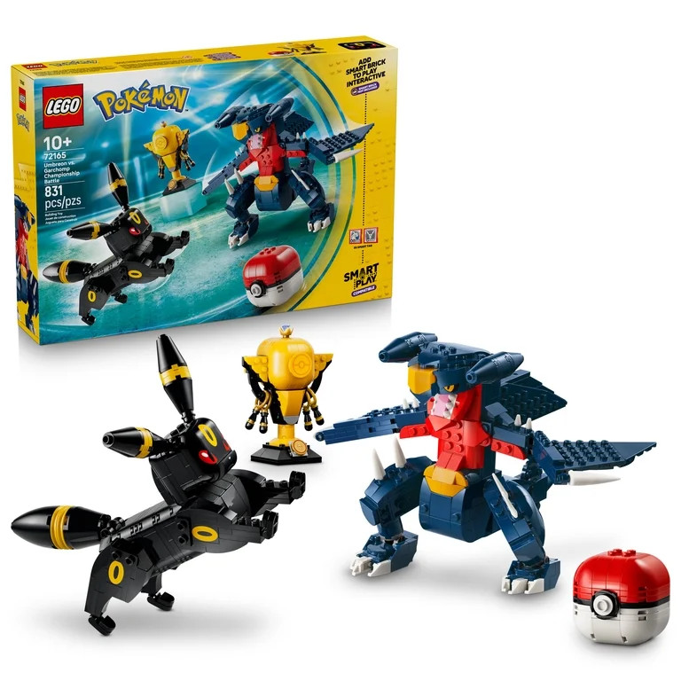 LEGO Pok\u00e9mon SMART Play: Umbreon vs Garchomp Championship Battle - Compatible Set with 2 SMA... | Walmart (US)