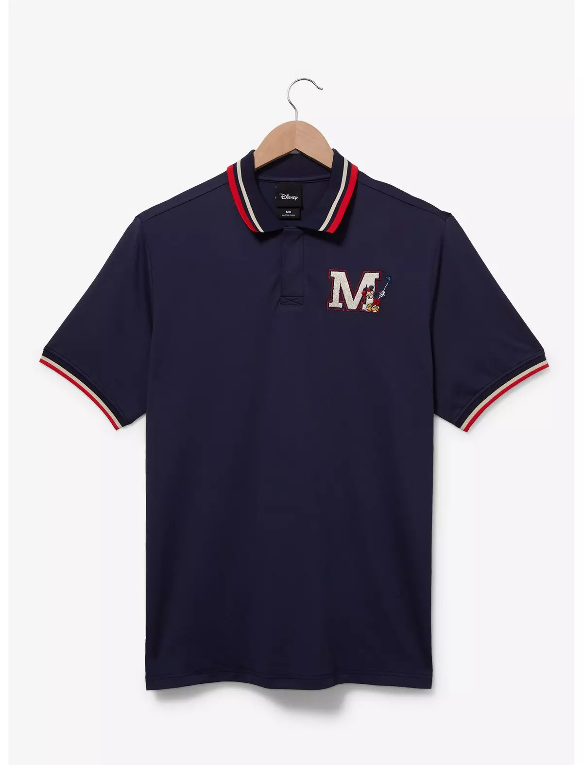 Disney Mickey Mouse Initial Collegiate Golf Polo — BoxLunch Exclusive | BoxLunch