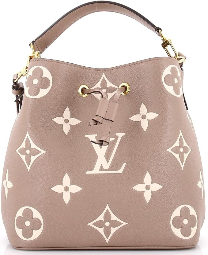 Pre-Loved NeoNoe Handbag Bicolor Monogram Empreinte Giant MM, Neutral | Amazon (US)