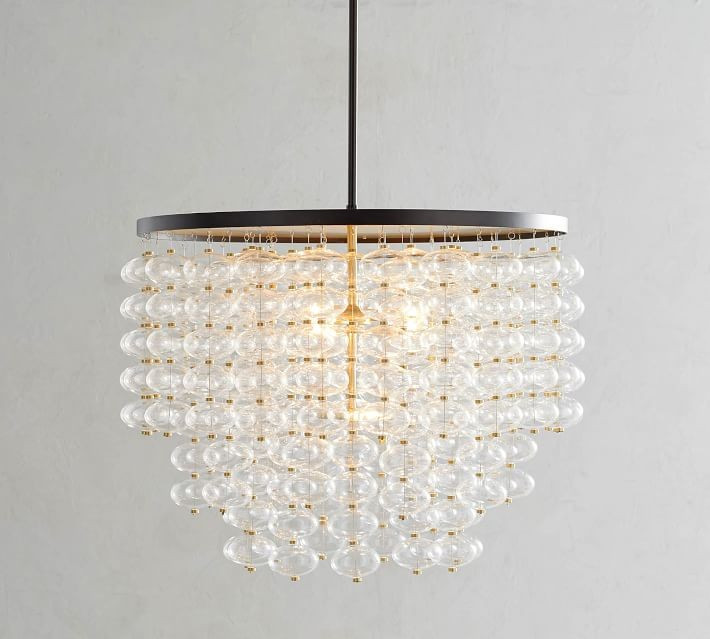 Payton Glass Round Chandelier | Pottery Barn (US)
