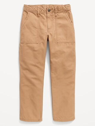 Built-In Flex Loose Tapered Canvas Utility Pants for Boys | Old Navy (US)