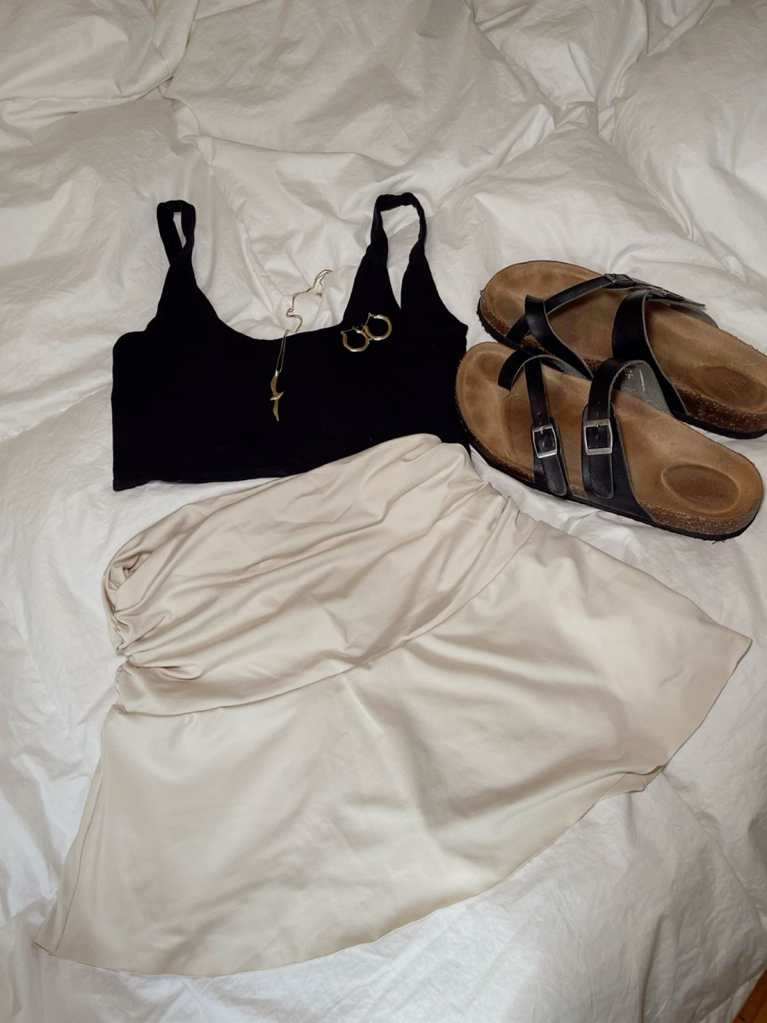 summer night time outfit! i linked the hoops in the photo but also a higher quality option! 

#LTKFindsUnder100 #LTKSeasonal #LTKStyleTip