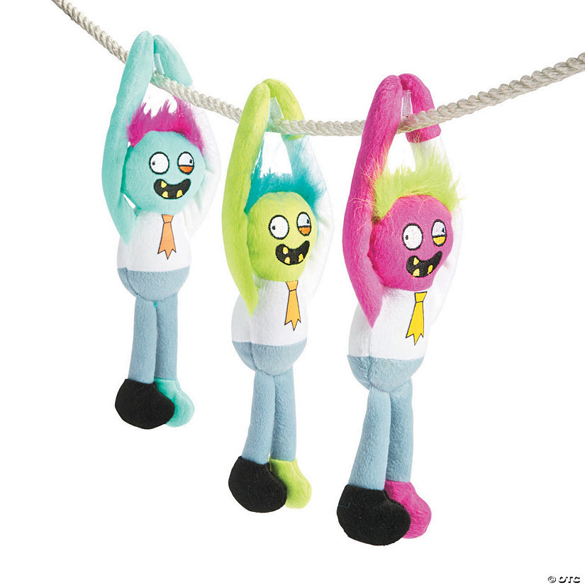 Halloween Long Arm Silly Stuffed Zombies - 12 Pc. | Oriental Trading Company