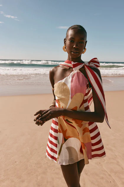 Carmen Dress - Estivo Abstract | Sabo Skirt US