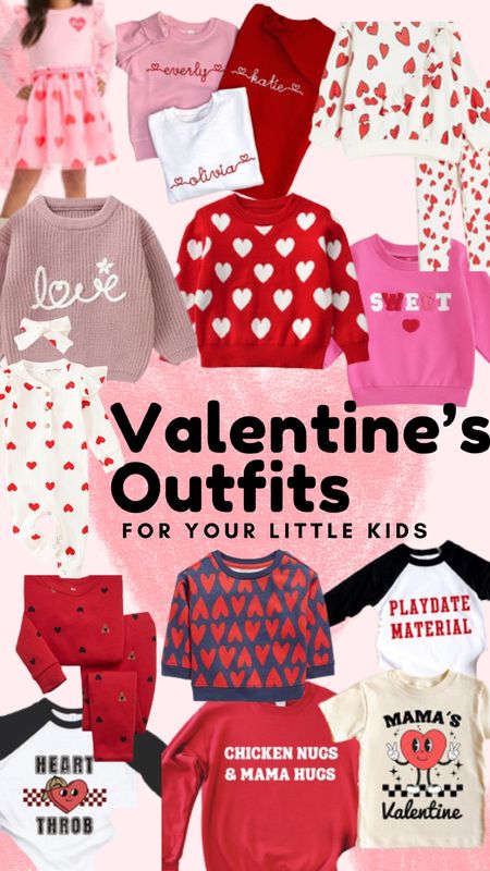 Cutie Valentine’s outfits for your little ones (ages 5 and below) ❤️❤️

#LTKfamily #LTKSeasonal #LTKkids