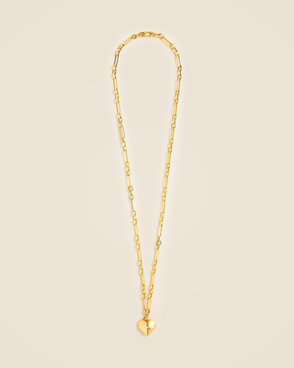 Heart pendant chain necklace | J. Crew US