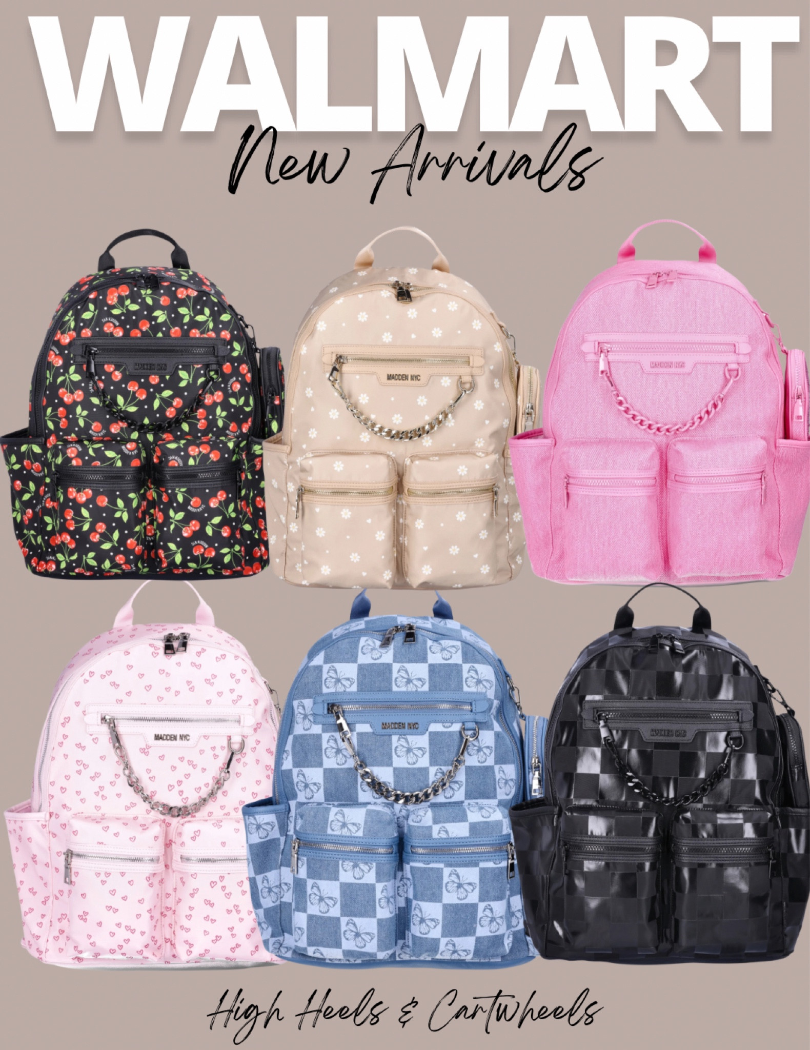 Super cute backpack from Walmart! 8 color options online  

#LTKFindsUnder50