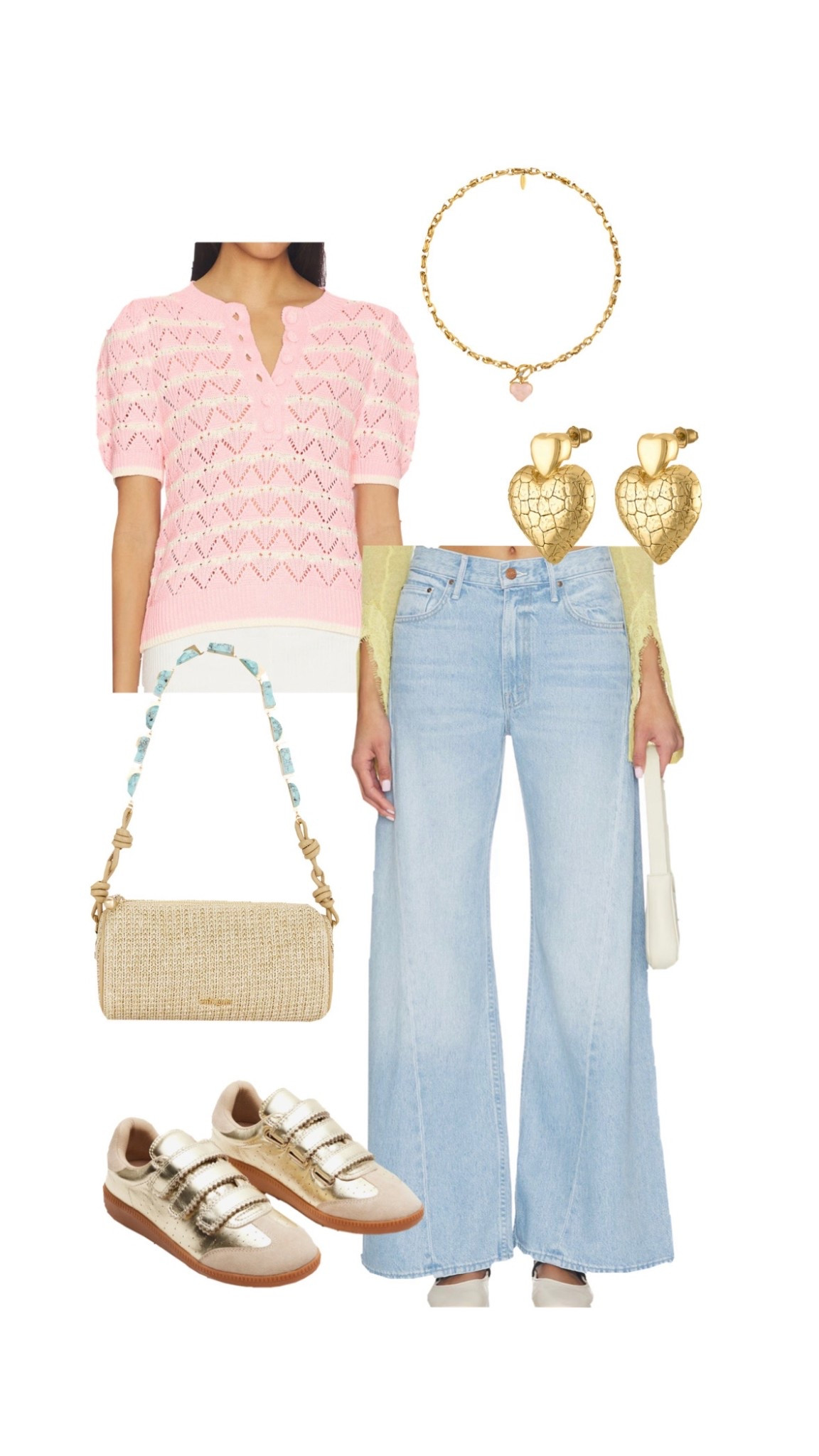 Beach outfits, shopping outfits, summer clothing, Charleston outfit inspo, cute summer outfits, coastal outfits, jeans, pink puff sleeve top, wicker bag, golden shoes 

#LTKTravel #LTKootd #LTKdayinmylife