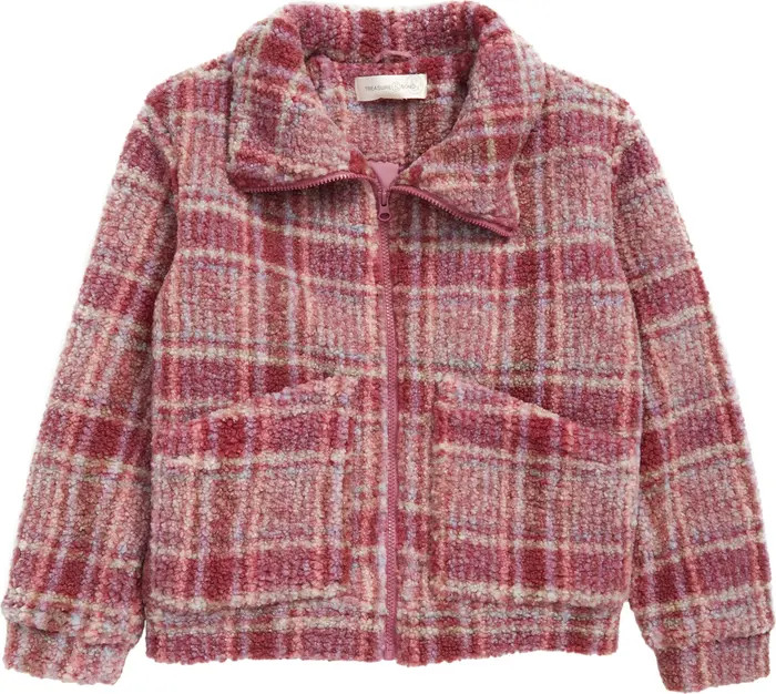 Treasure & Bond Kids' High Pile Fleece Jacket | Nordstrom | Nordstrom