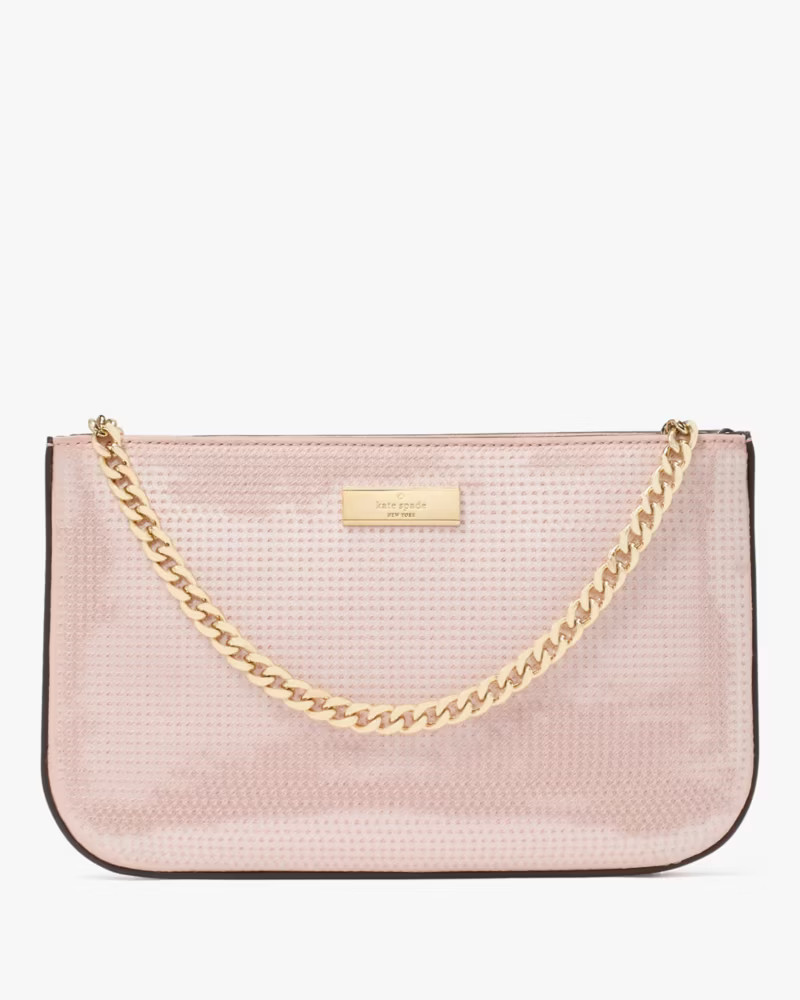 Madison Satin Sequin Lilly Pochette | Kate Spade Outlet