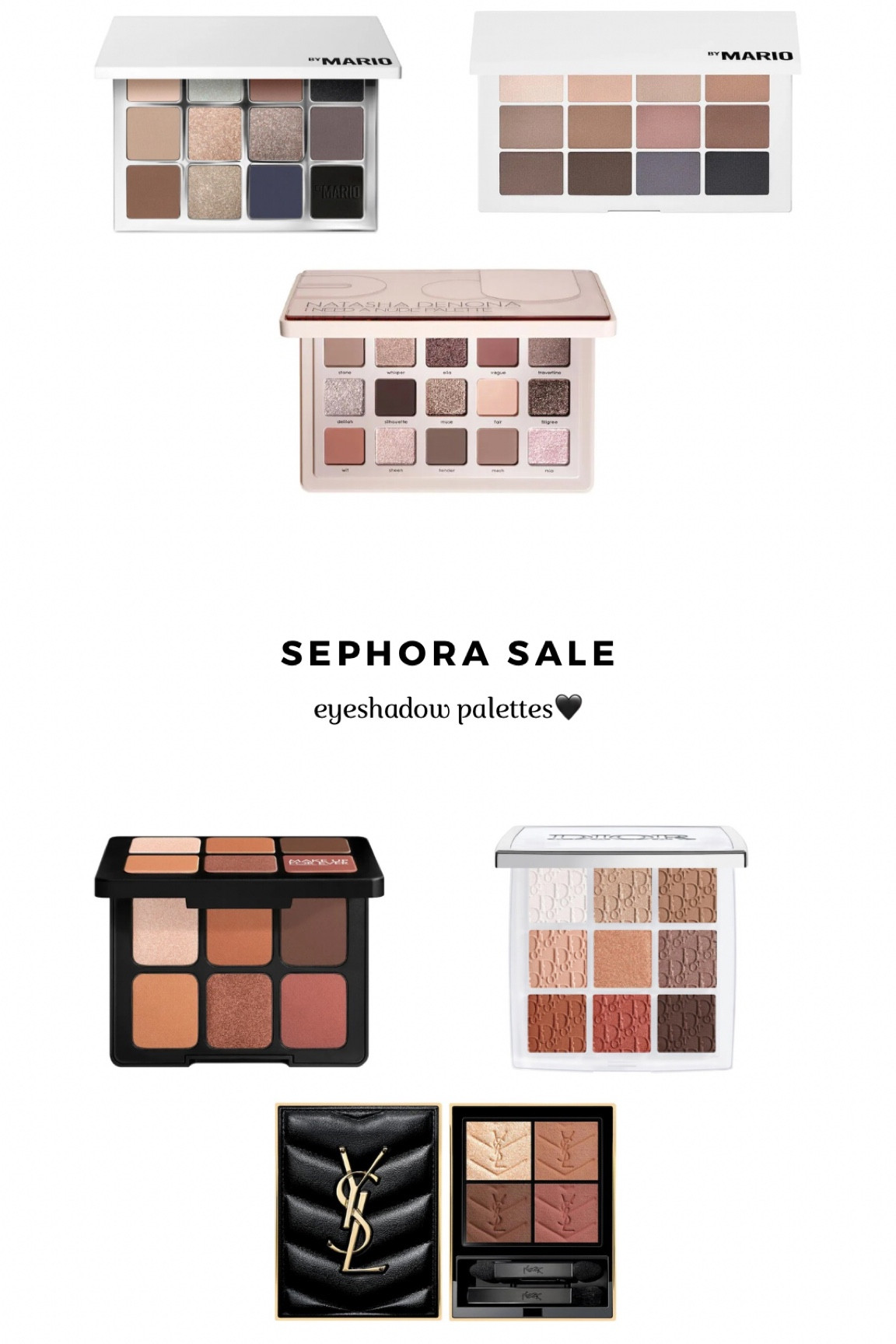 Sephora sale favorites: eyeshadow palettes 🖤

#LTKFindsUnder100 #LTKBeauty #LTKSaleAlert