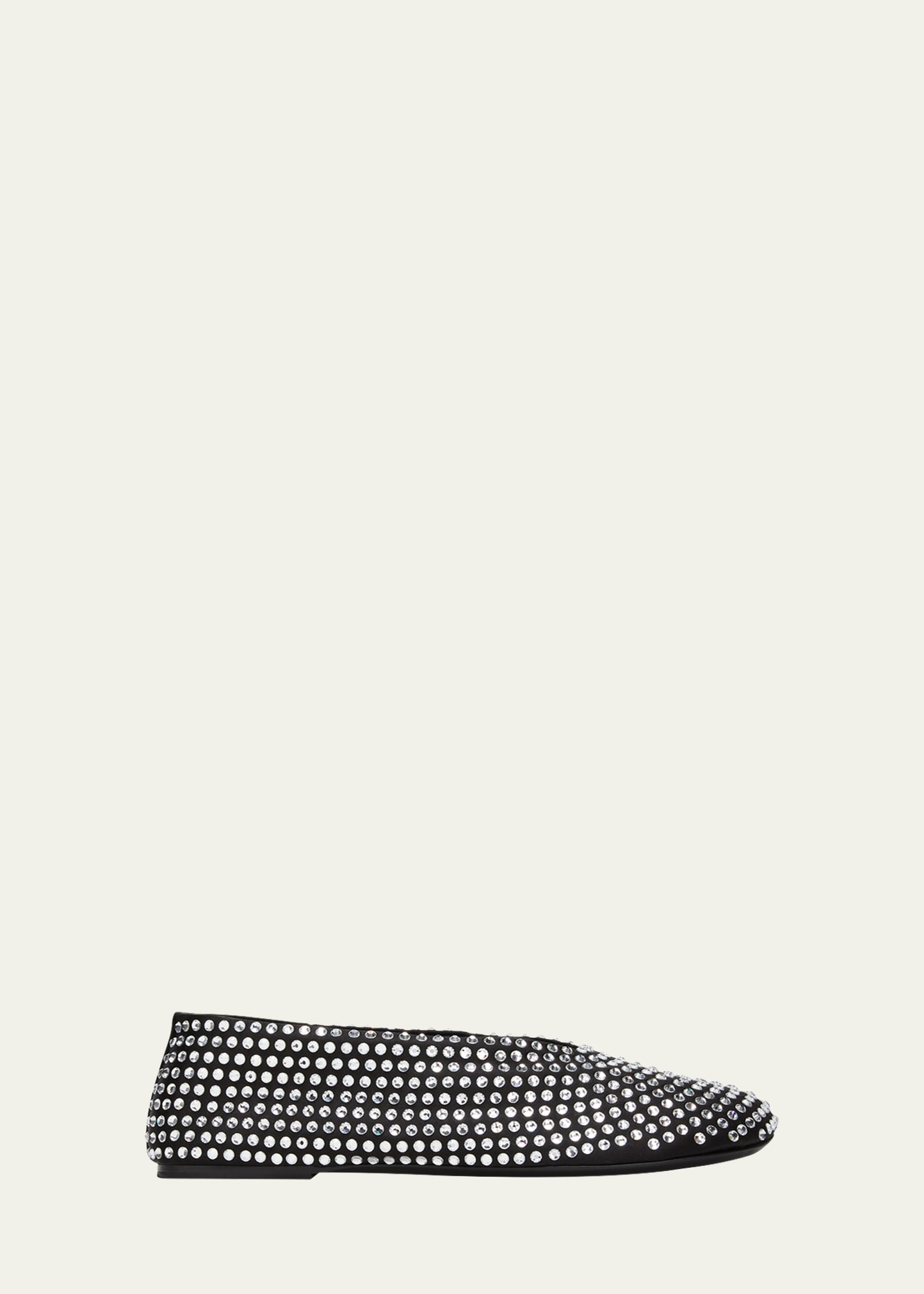 Khaite Marcy Crystal-Embellished Flats | Bergdorf Goodman