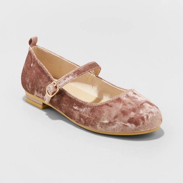 Girls' Noelle Slip-On Ballet Flats - Cat & Jack™ Blush | Target