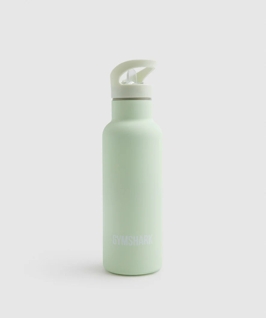 Gymshark 500ml Straw Flask - Cucumber Green | Gymshark (Global)