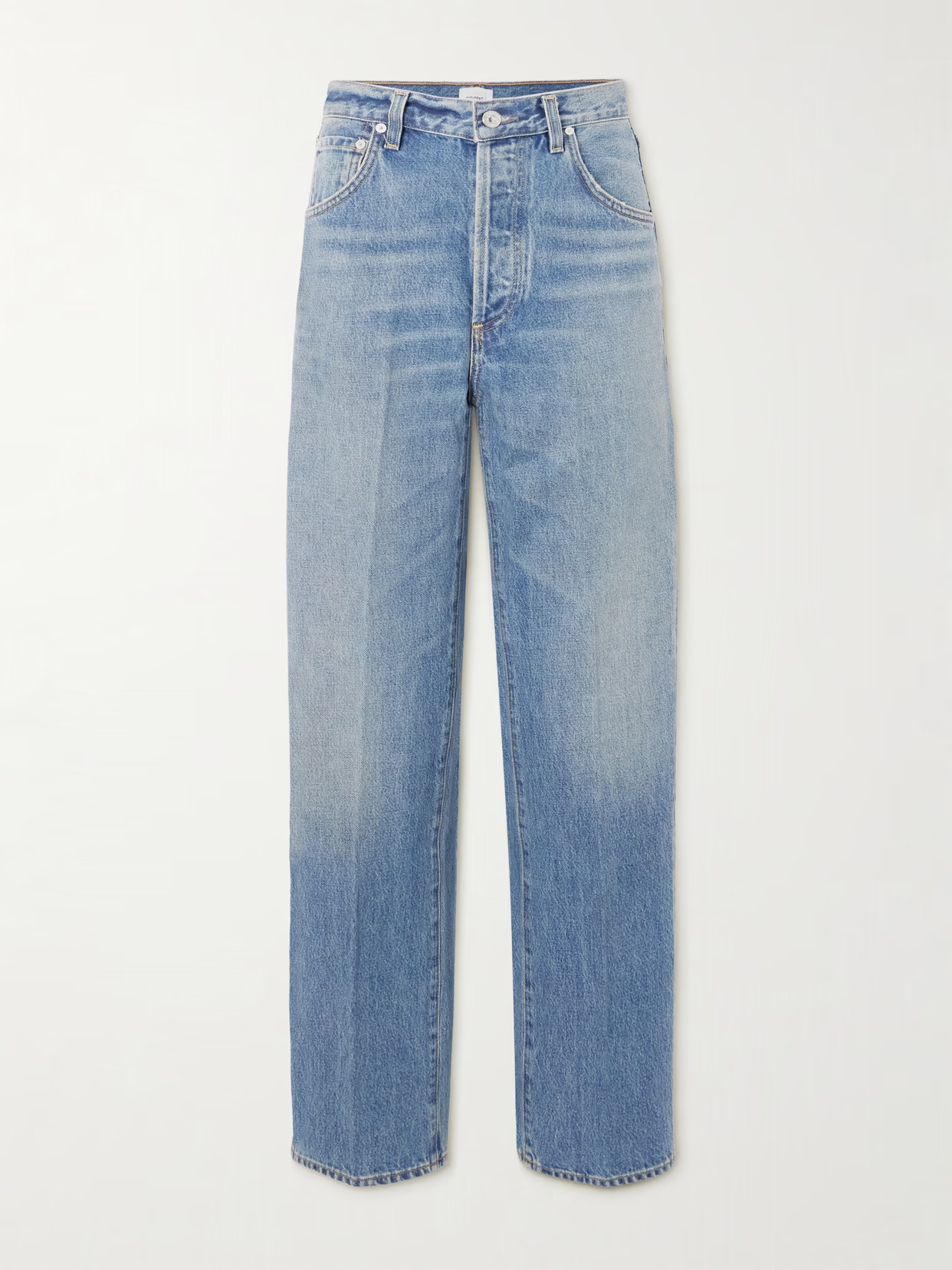 Citizens of Humanity - Baretta High-rise Straight-leg Organic Jeans - Blue | NET-A-PORTER (US)