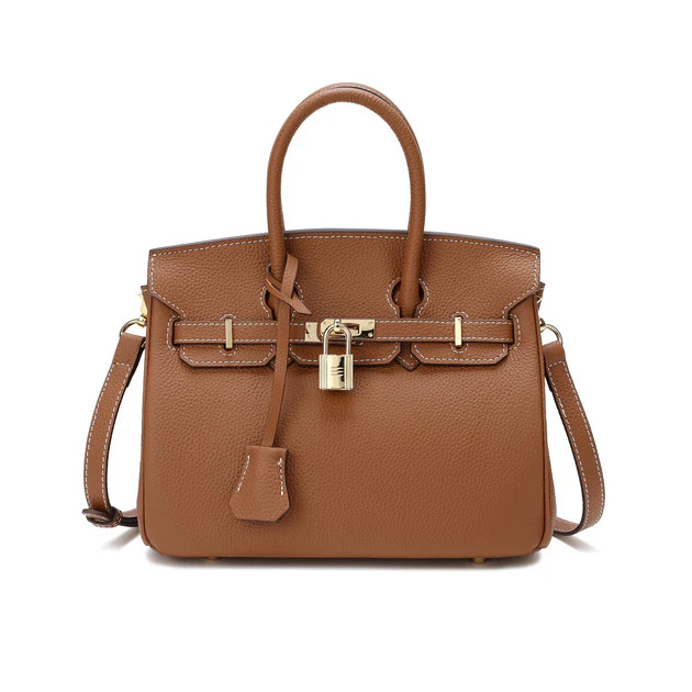 Tiffany & Fred Top-Grain Leather Shoulder Bag | Shop Simon