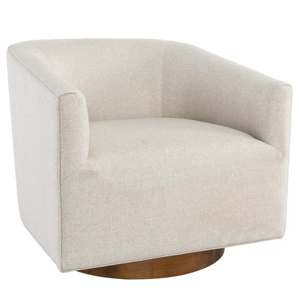 Mcclellan Upholstered Swivel Armchair | Wayfair North America