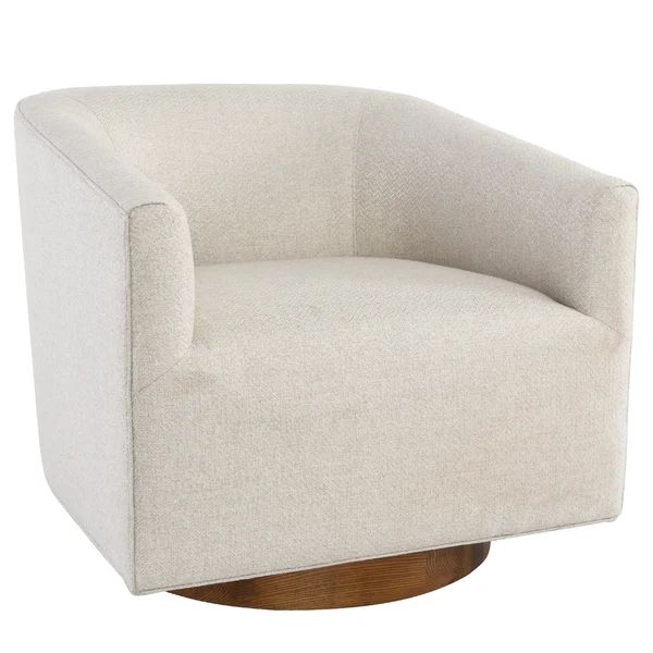 Mcclellan Upholstered Swivel Armchair | Wayfair North America
