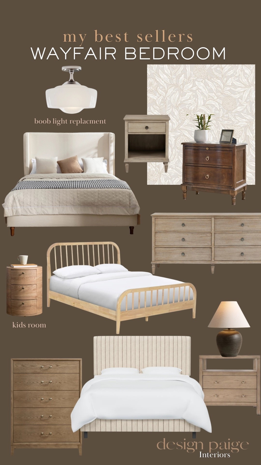 Bedroom client favorites @Wayfair #ad #wayfairpartner #wayfair 
