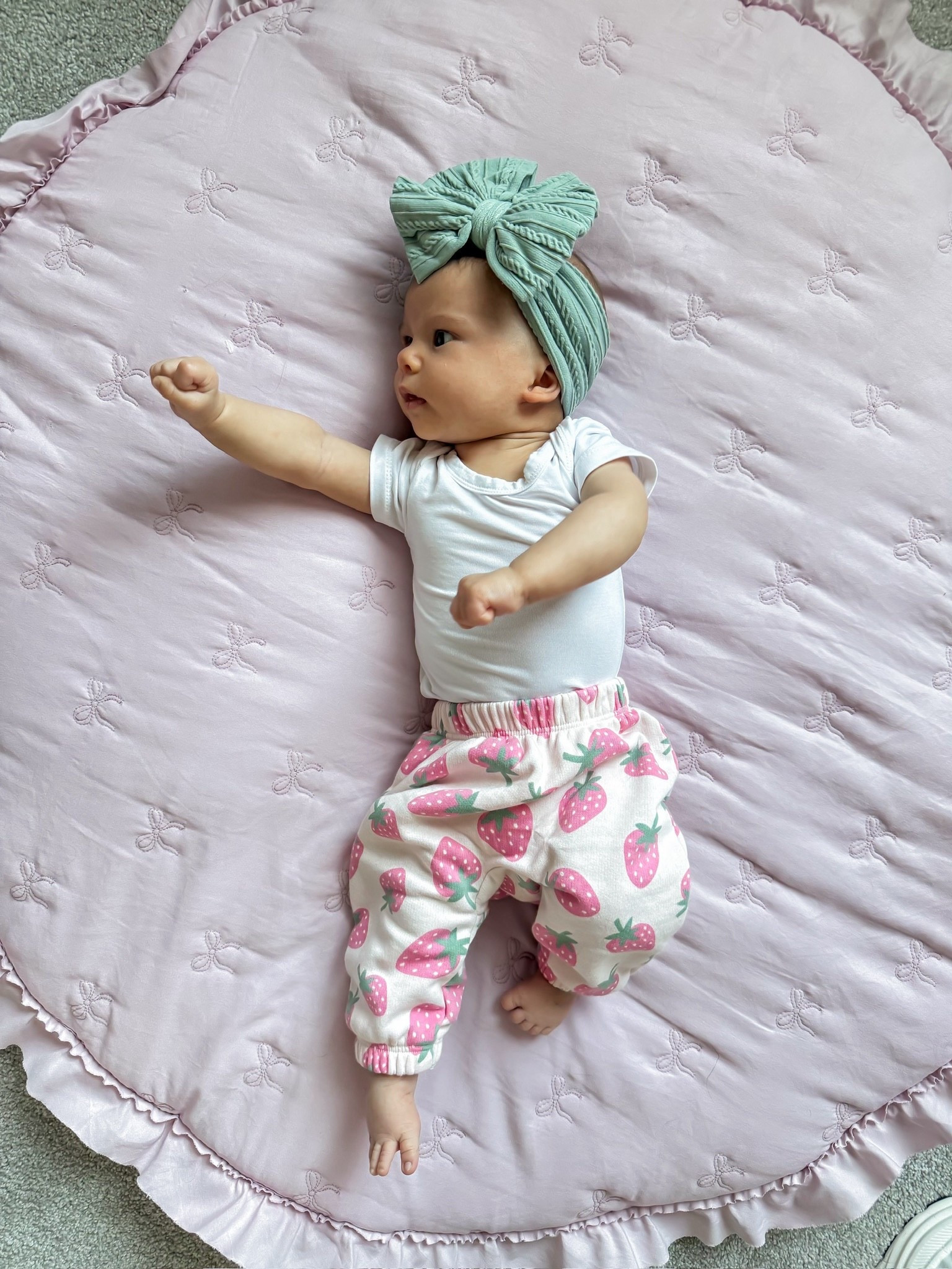 Sweet baby girl outfit with Amazon headband + onesie and old navy strawberry pants 

#LTKBaby #LTKmomlife #LTKKids